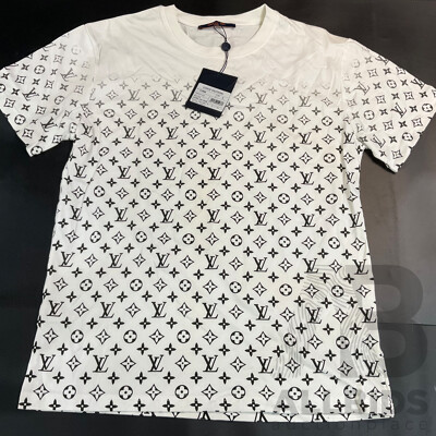 Monogram Patten White T-shirt Branded Louis Vuitton