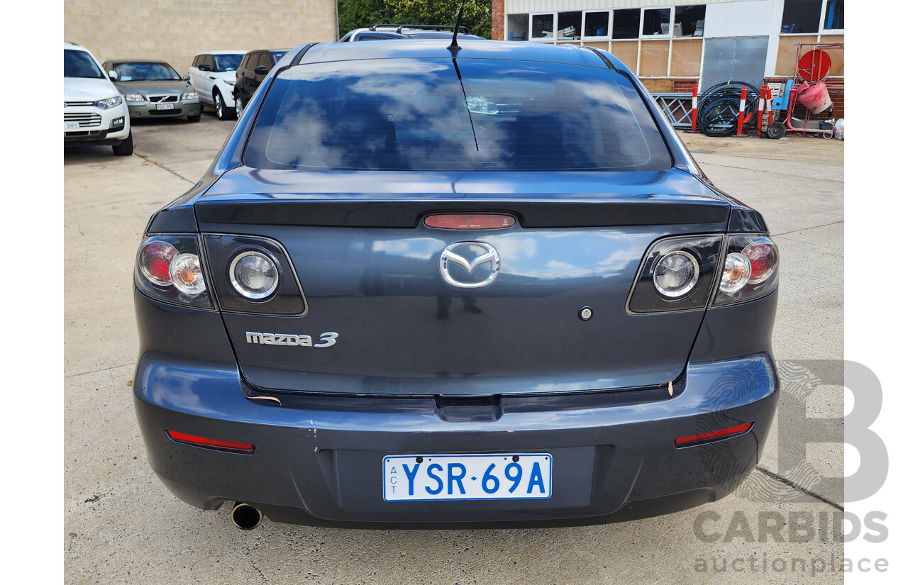 7/2008 Mazda Mazda3 MAXX Sport BK MY08 4d Sedan Grey 2.0L