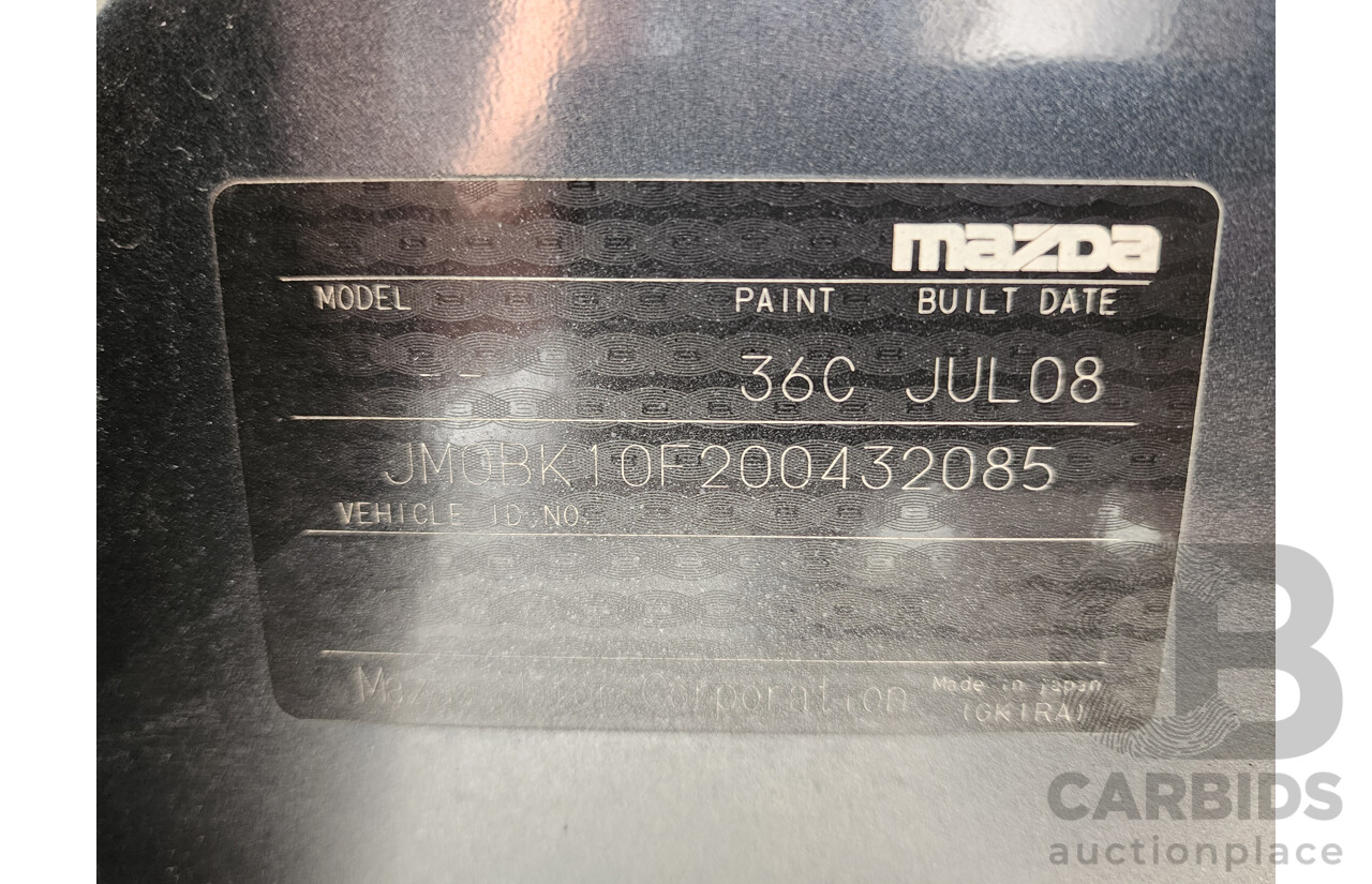 7/2008 Mazda Mazda3 MAXX Sport BK MY08 4d Sedan Grey 2.0L