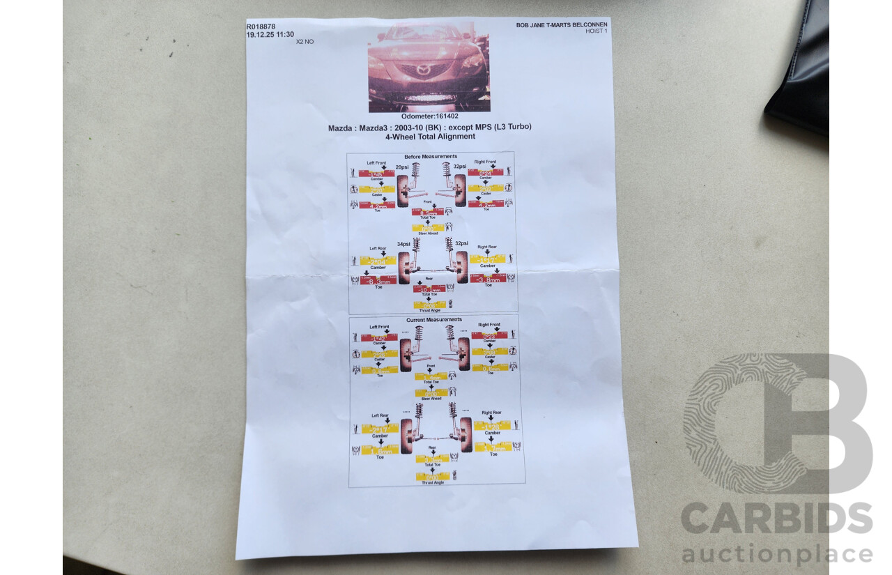7/2008 Mazda Mazda3 MAXX Sport BK MY08 4d Sedan Grey 2.0L