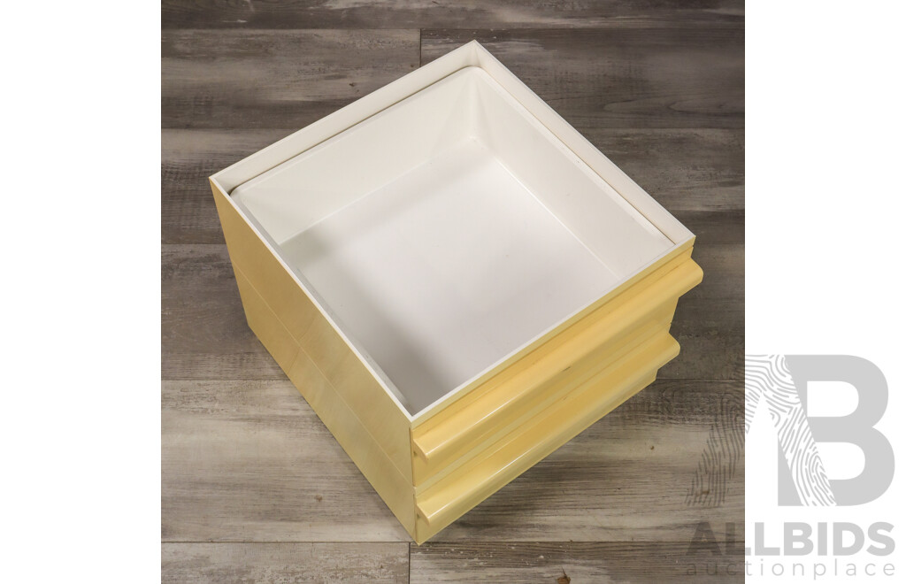 Pair of Three Drawer Modular Drawer Units by Capri