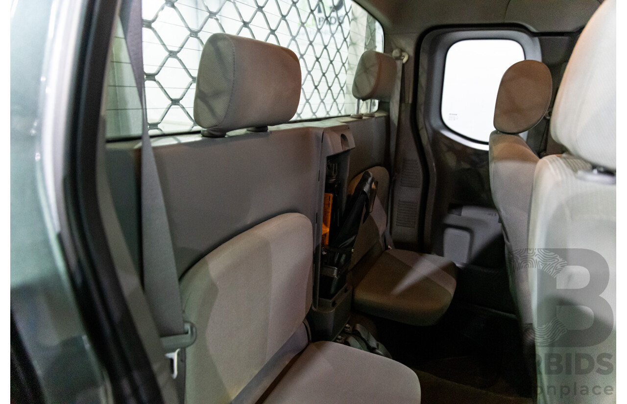 9/2009 Nissan Navara ST-X (4x4) D40 King Cab Chassis Slate Grey Metallic Turbo Diesel 2.5L