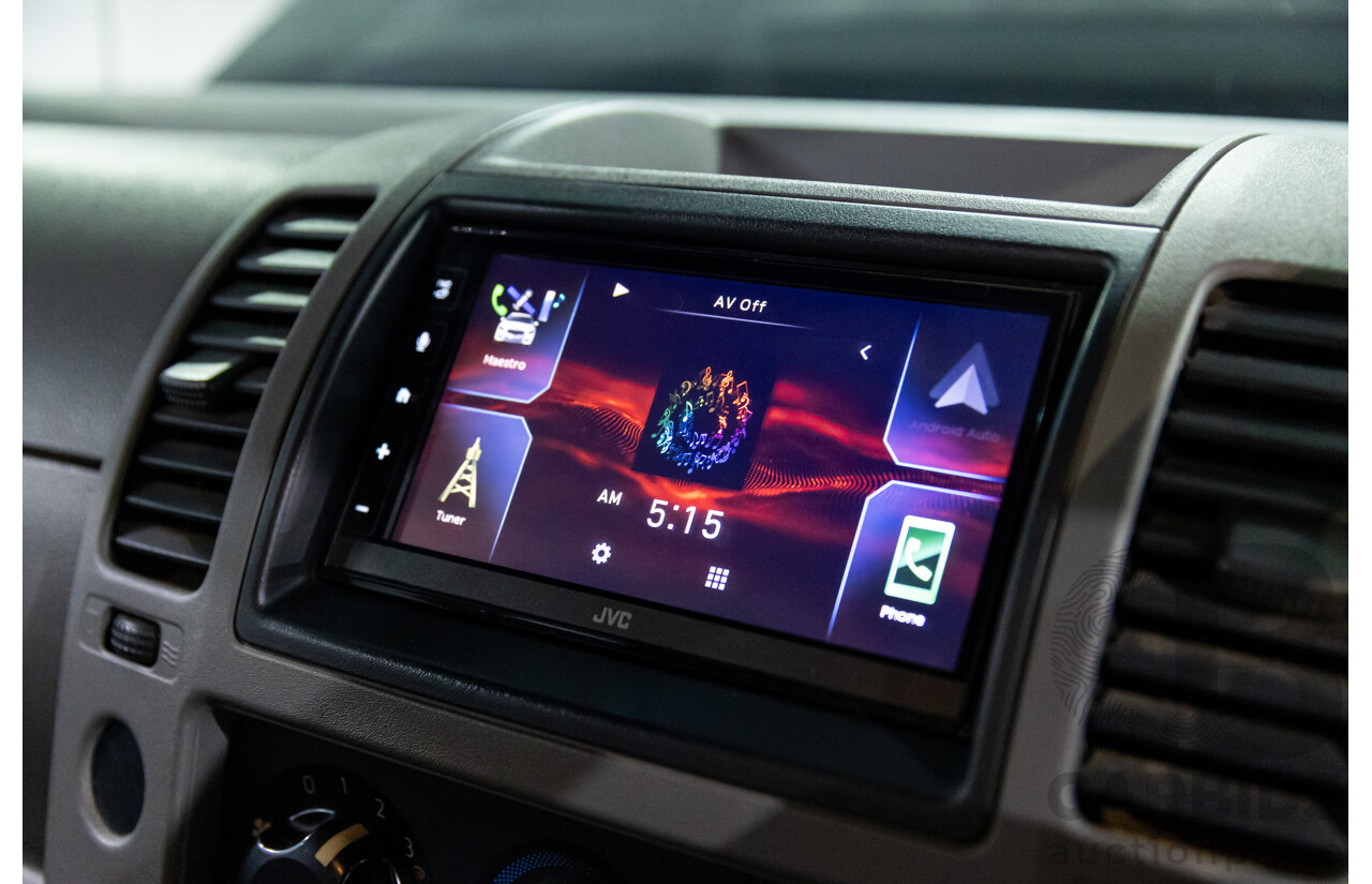 9/2009 Nissan Navara ST-X (4x4) D40 King Cab Chassis Slate Grey Metallic Turbo Diesel 2.5L