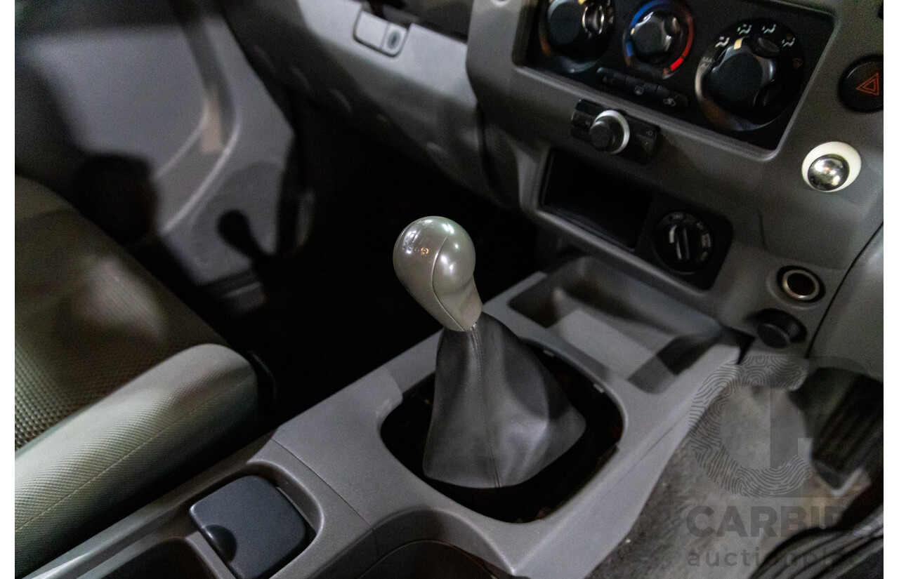 9/2009 Nissan Navara ST-X (4x4) D40 King Cab Chassis Slate Grey Metallic Turbo Diesel 2.5L