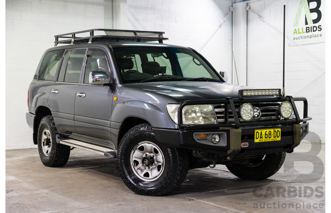 7/2005 Toyota Landcruiser GXL (4x4) HDJ100R Upgrade 4d Wagon Graphite Grey Metallic Turbo Diesel 4.2L