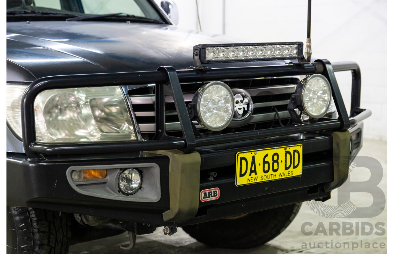 7/2005 Toyota Landcruiser GXL (4x4) HDJ100R Upgrade 4d Wagon Graphite Grey Metallic Turbo Diesel 4.2L