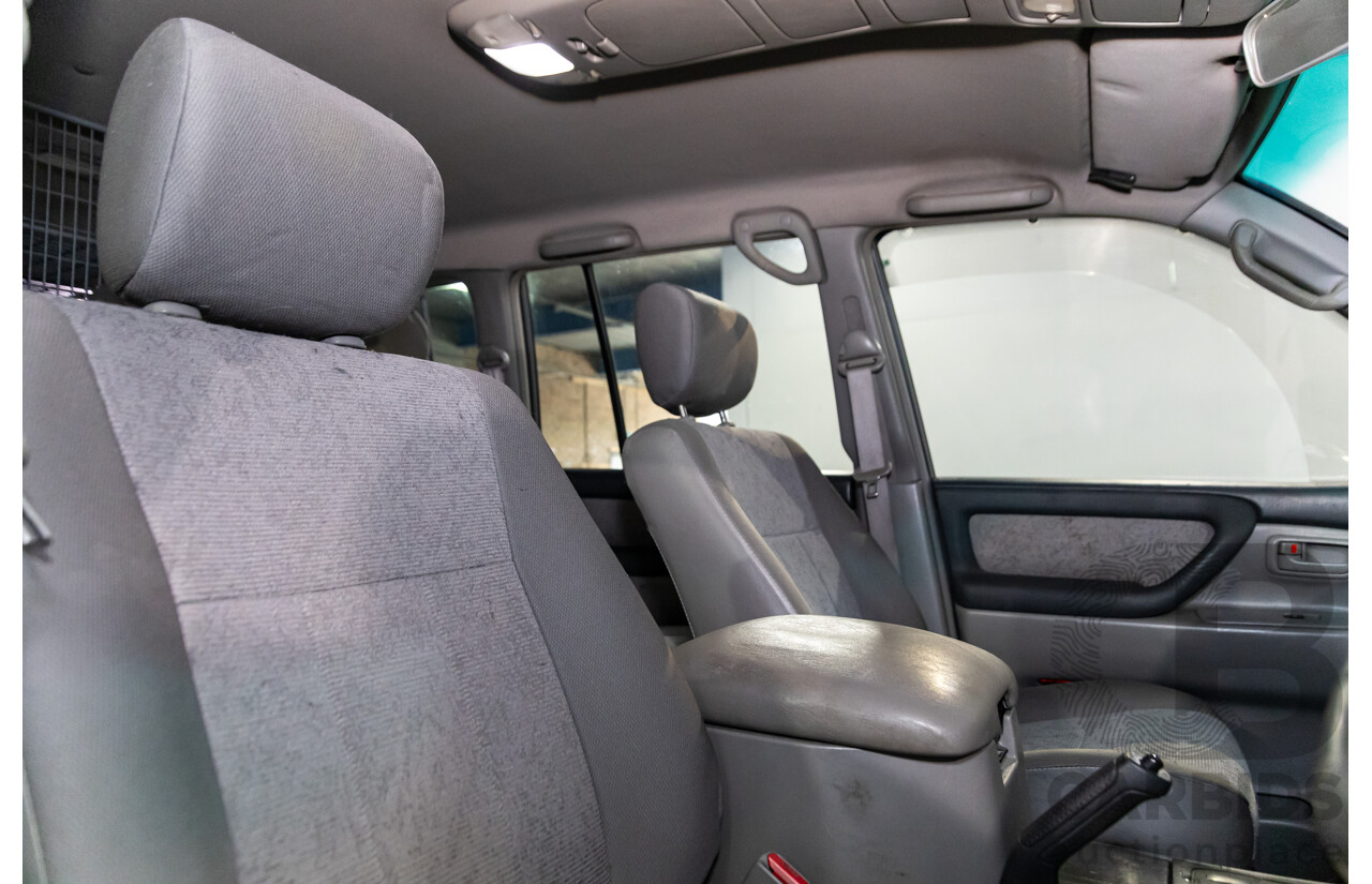 7/2005 Toyota Landcruiser GXL (4x4) HDJ100R Upgrade 4d Wagon Graphite Grey Metallic Turbo Diesel 4.2L