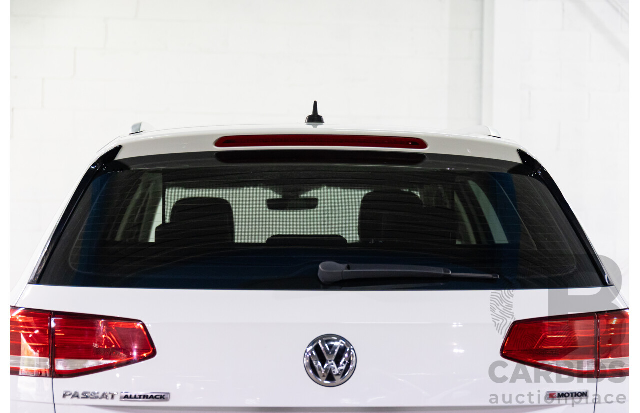 06/2018 Volkswagen Passat Alltrack 140 TDI (AWD) 3C MY18.5 4d Wagon Pure White Turbo Diesel 2.0L