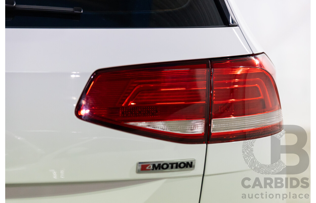 06/2018 Volkswagen Passat Alltrack 140 TDI (AWD) 3C MY18.5 4d Wagon Pure White Turbo Diesel 2.0L