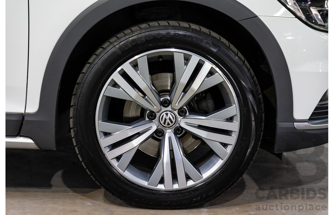 06/2018 Volkswagen Passat Alltrack 140 TDI (AWD) 3C MY18.5 4d Wagon Pure White Turbo Diesel 2.0L