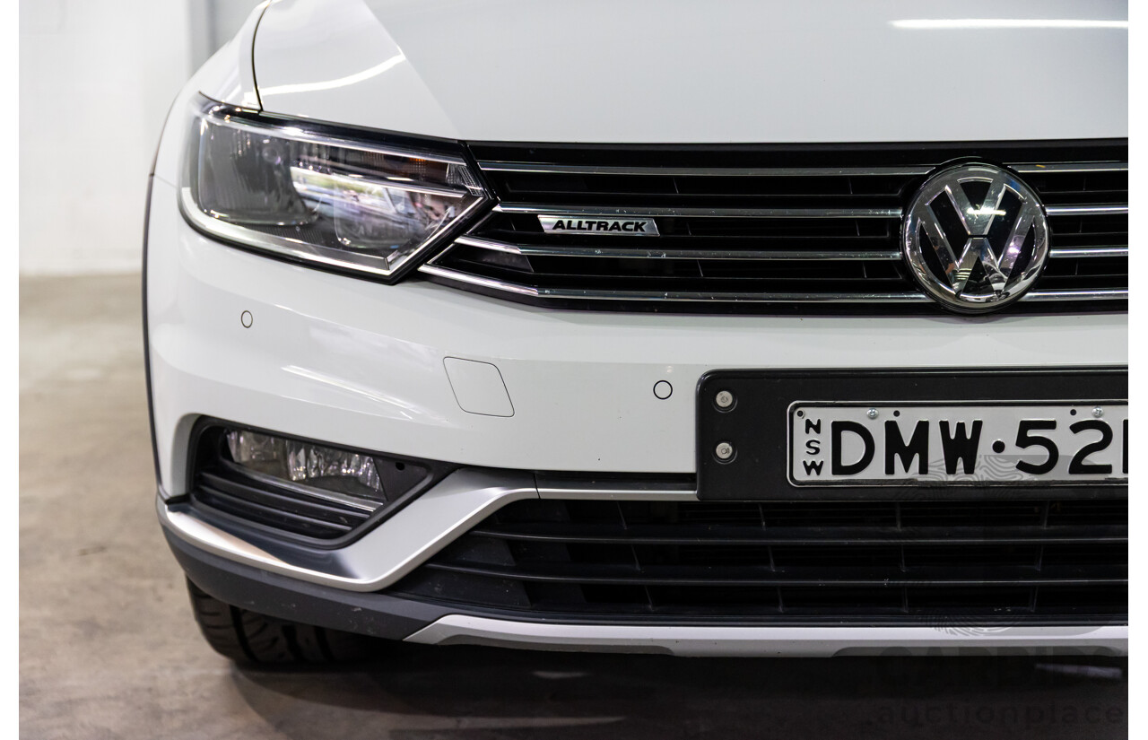 06/2018 Volkswagen Passat Alltrack 140 TDI (AWD) 3C MY18.5 4d Wagon Pure White Turbo Diesel 2.0L