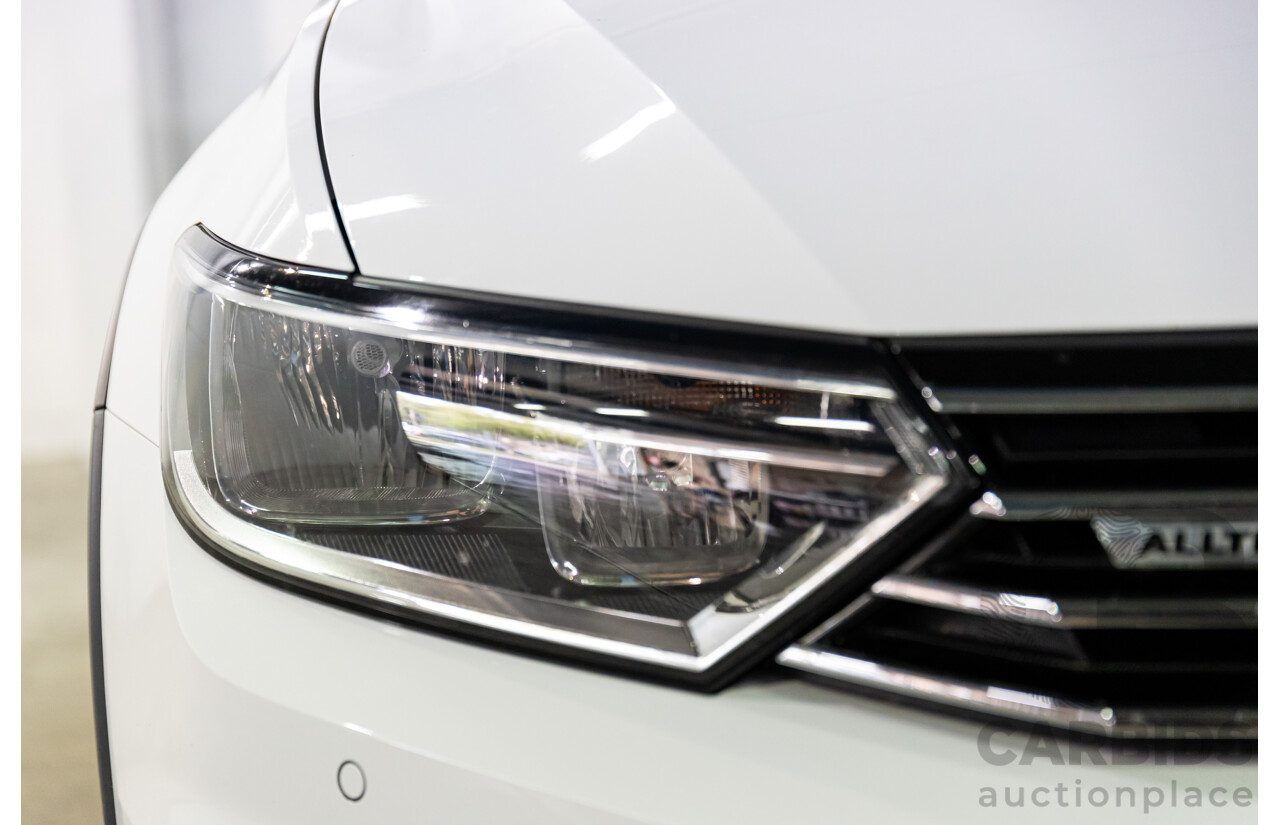 06/2018 Volkswagen Passat Alltrack 140 TDI (AWD) 3C MY18.5 4d Wagon Pure White Turbo Diesel 2.0L