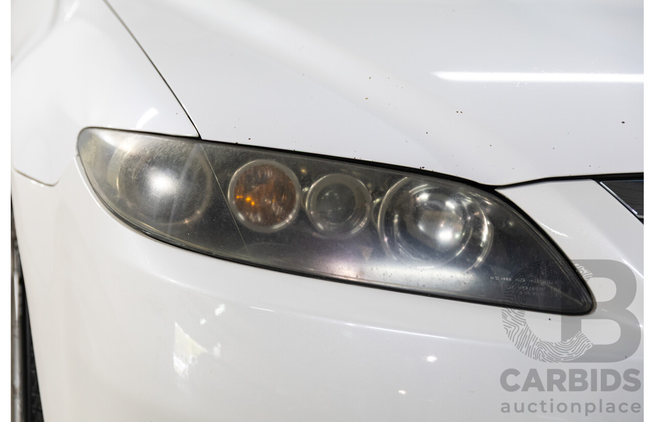 12/2006 Mazda Mazda6 Classic GG 05 Upgrade 4d Wagon Snowflake White Pearl 2.3L