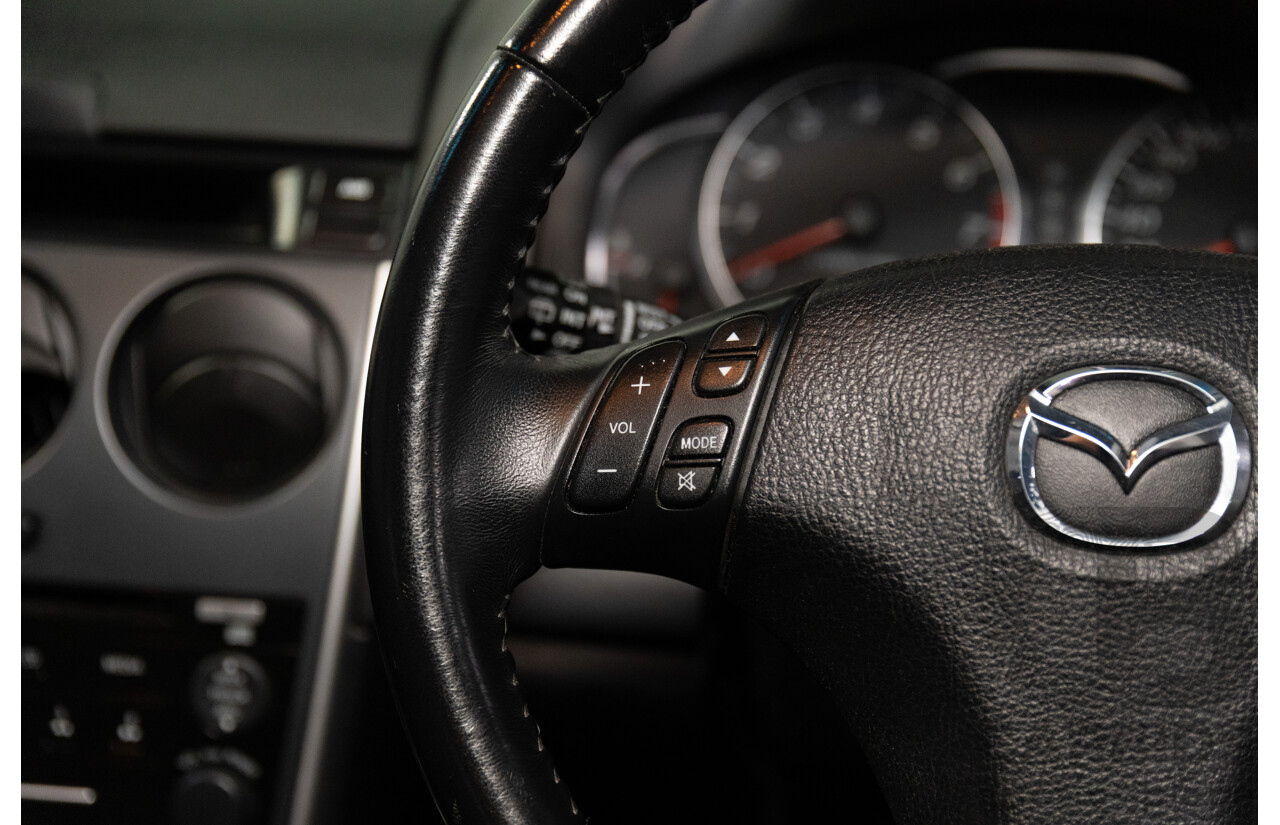 12/2006 Mazda Mazda6 Classic GG 05 Upgrade 4d Wagon Snowflake White Pearl 2.3L