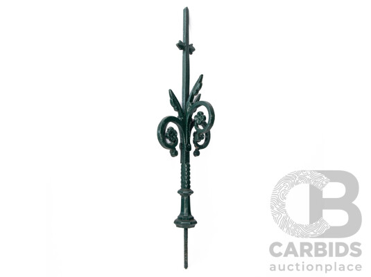 Vintage Cast Iron Gate Pillar Finial