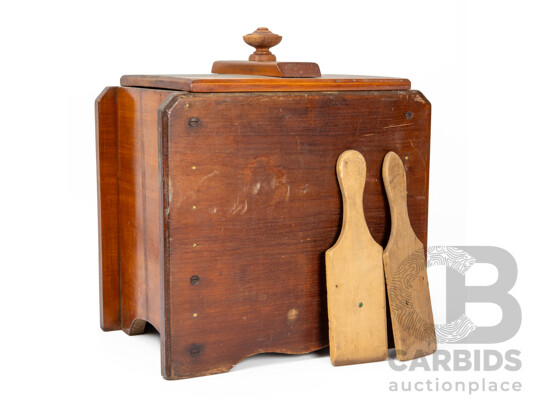 Cherry & Sons Pty Ltd T1 Kauri Pine Butter Churn with Butter Pats, Gisborne, Victoria, Early 20th Century