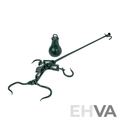 Vintage Wrought Iron Hanging Scales