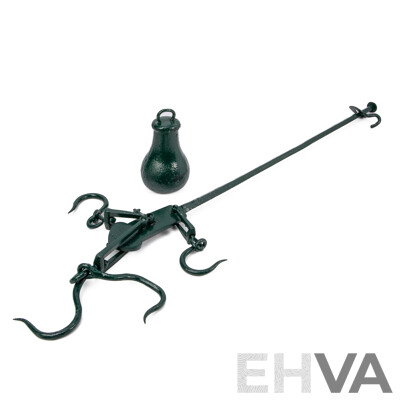 Vintage Wrought Iron Hanging Scales