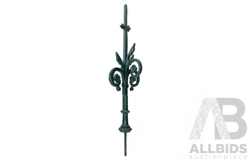Vintage Cast Iron Gate Pillar Finial