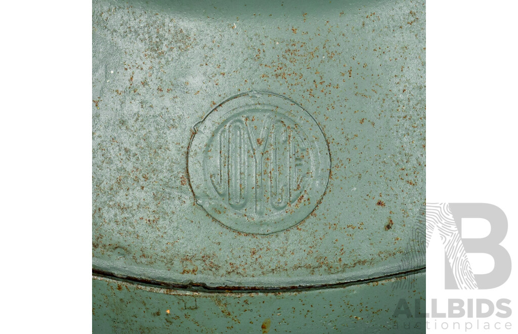 Vintage Joyce Steel Milk Churn with Harris & Ferguson Tag