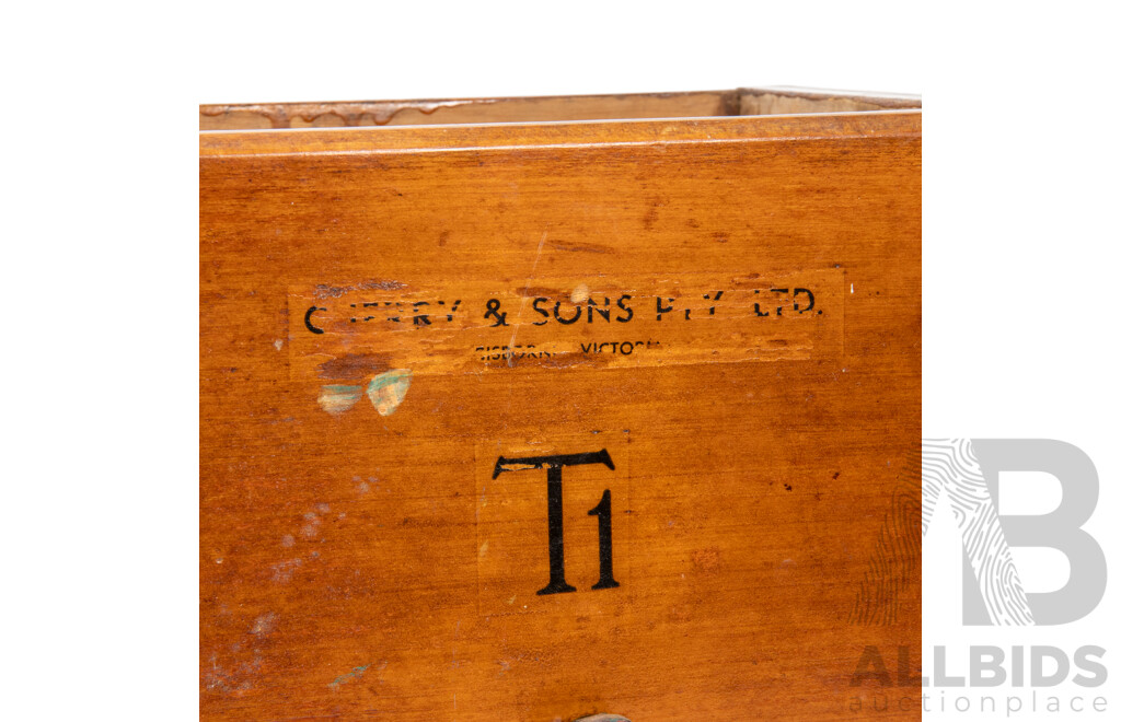 Cherry & Sons Pty Ltd T1 Kauri Pine Butter Churn with Butter Pats, Gisborne, Victoria, Early 20th Century