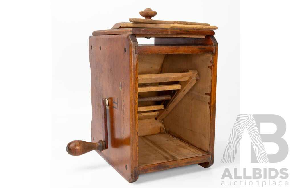 Cherry & Sons Pty Ltd T1 Kauri Pine Butter Churn with Butter Pats, Gisborne, Victoria, Early 20th Century