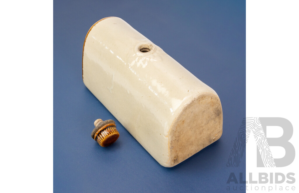 Antique Ceramic Bed Warmer