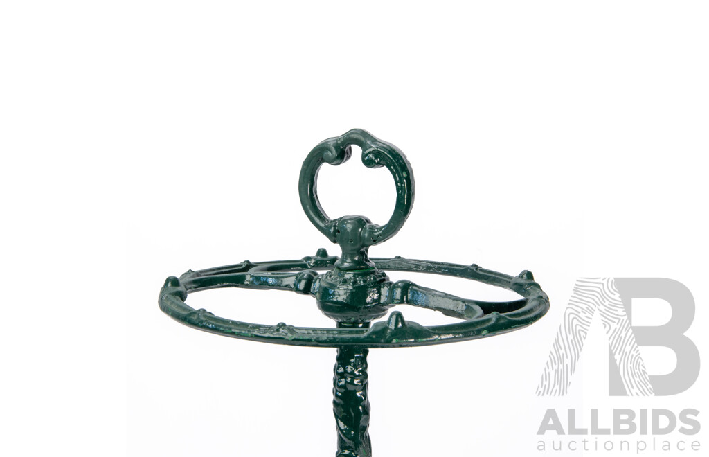 Vintage Ornate Cast Iron Umbrella Stand