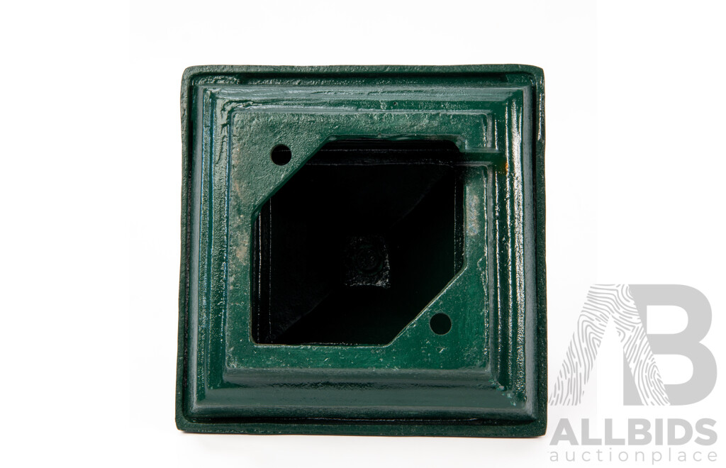 Vintage Ornate Cast Iron Post Top