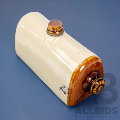 Antique Ceramic Bed Warmer