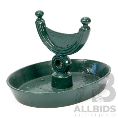 Vintage Ornate Cast Iron Boot Scrape