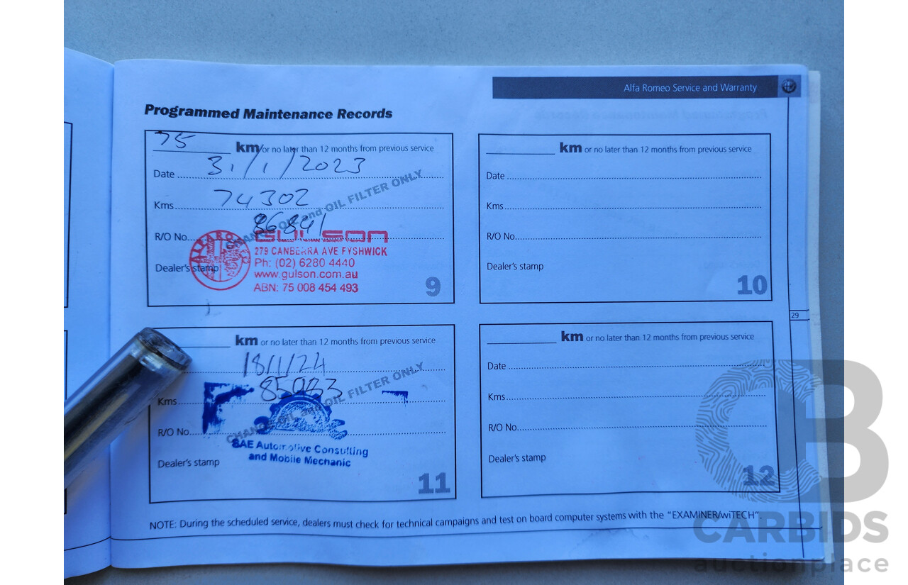 8/2013 Alfa Romeo Giulietta Distinctive  5d Hatchback Silver 1.4L