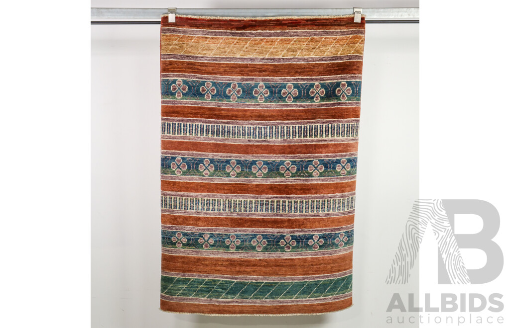 Vintage Hand Woven Tribal Rug