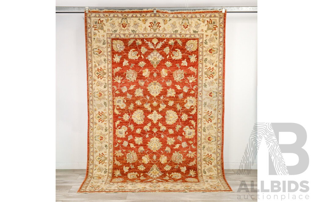 Hand Knotted Afghan Chobi with Traditional Pattern