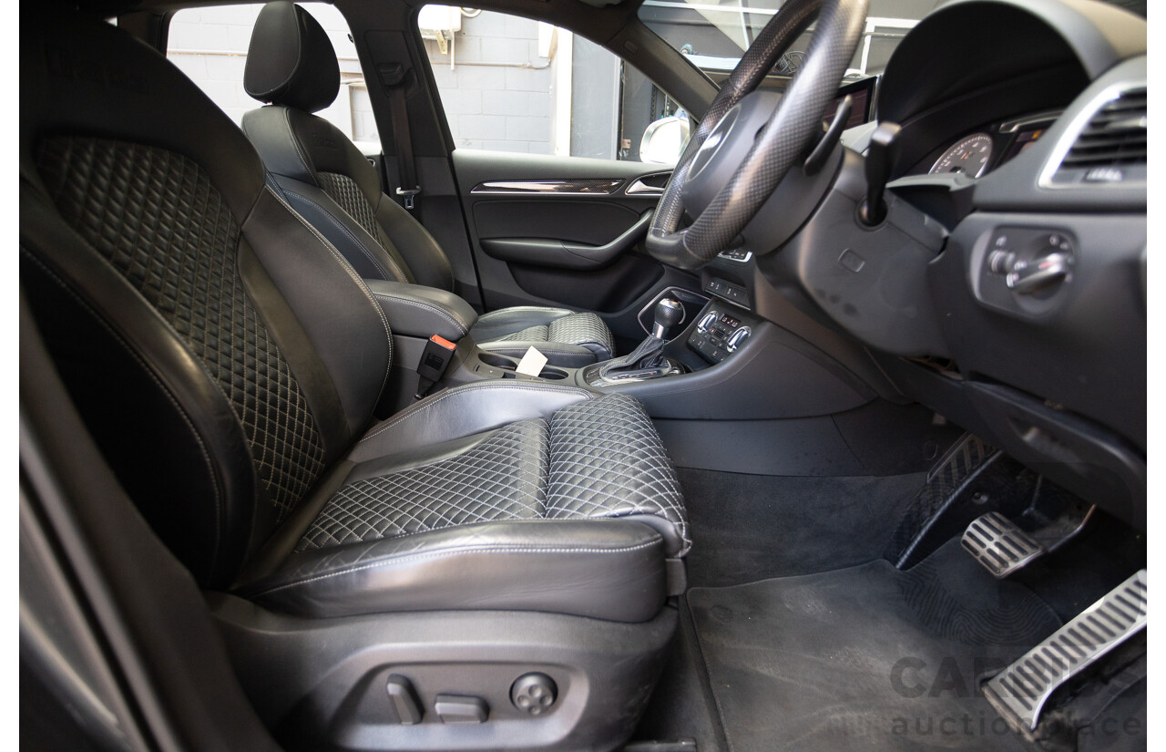 2/2015 Audi RS Q3 2.5 TFSI Quattro (AWD) 8U MY14 4D Wagon Daytona Grey Pearl Turbo 2.5L