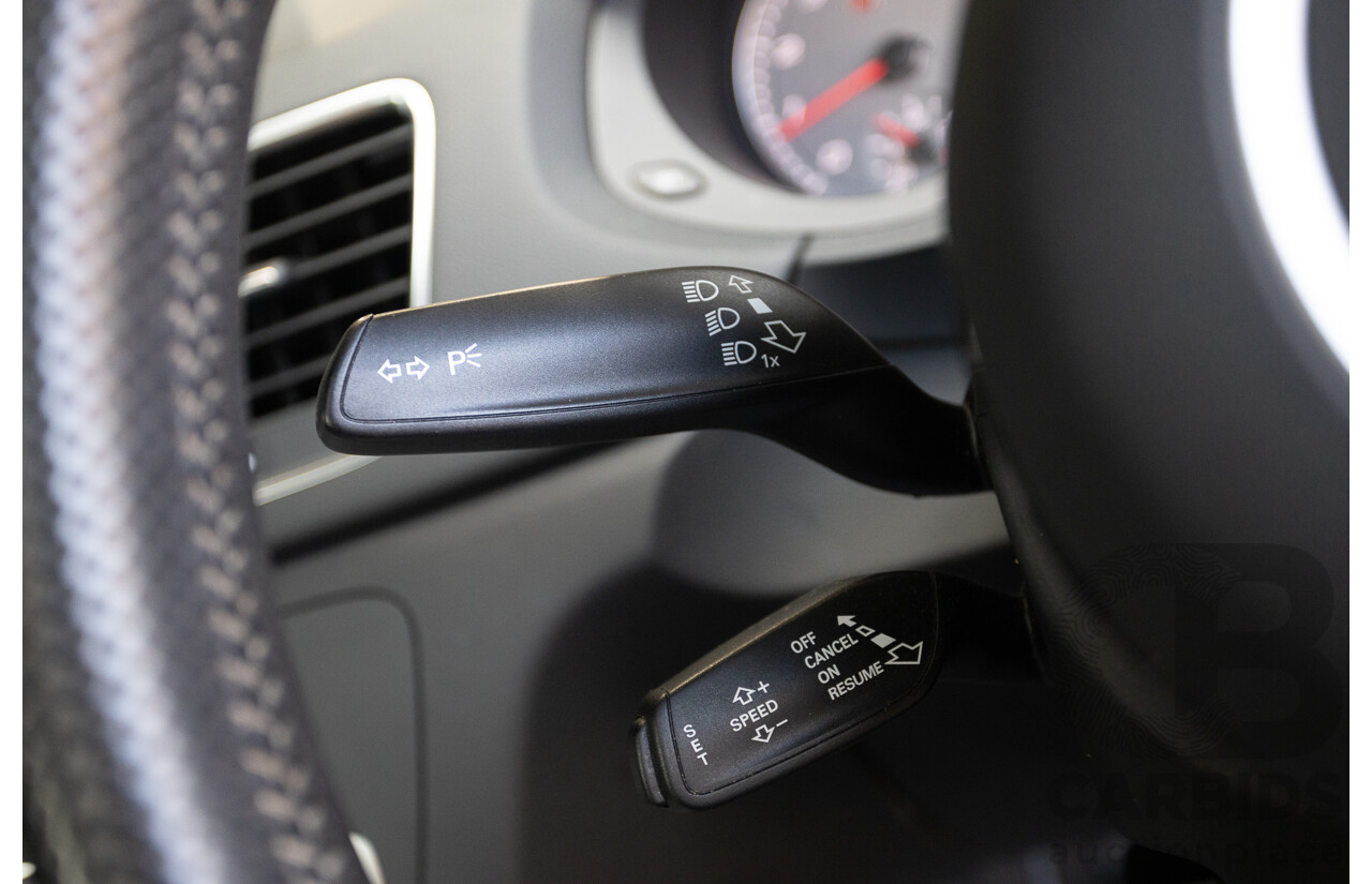 2/2015 Audi RS Q3 2.5 TFSI Quattro (AWD) 8U MY14 4D Wagon Daytona Grey Pearl Turbo 2.5L