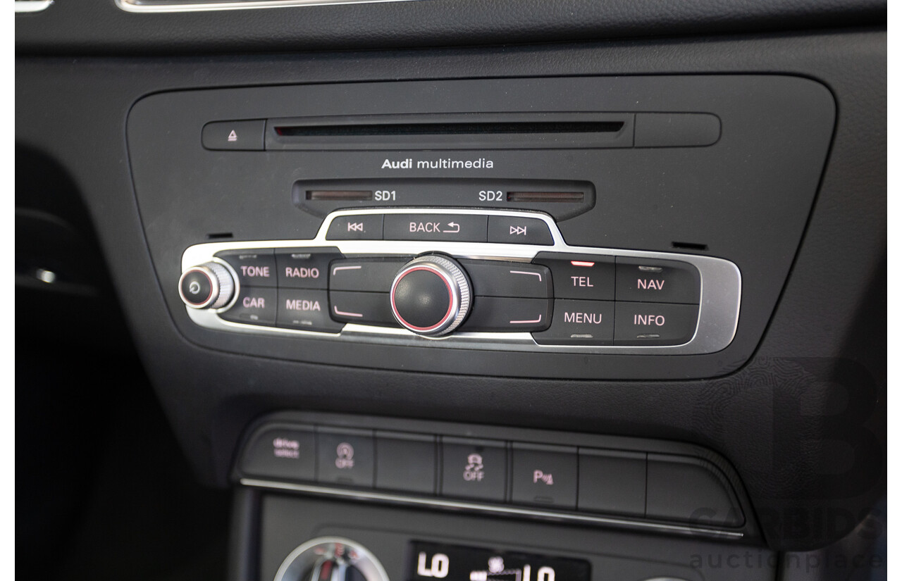 2/2015 Audi RS Q3 2.5 TFSI Quattro (AWD) 8U MY14 4D Wagon Daytona Grey Pearl Turbo 2.5L