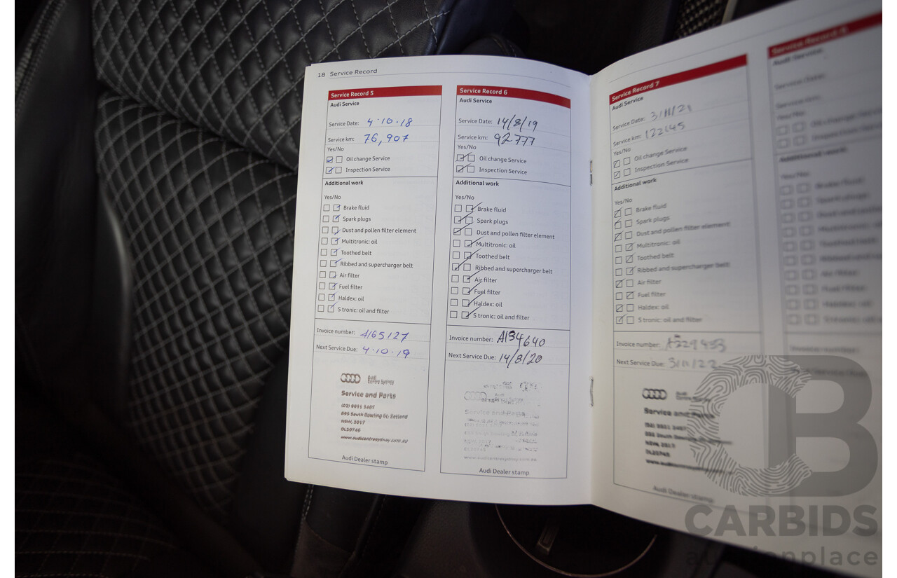 2/2015 Audi RS Q3 2.5 TFSI Quattro (AWD) 8U MY14 4D Wagon Daytona Grey Pearl Turbo 2.5L