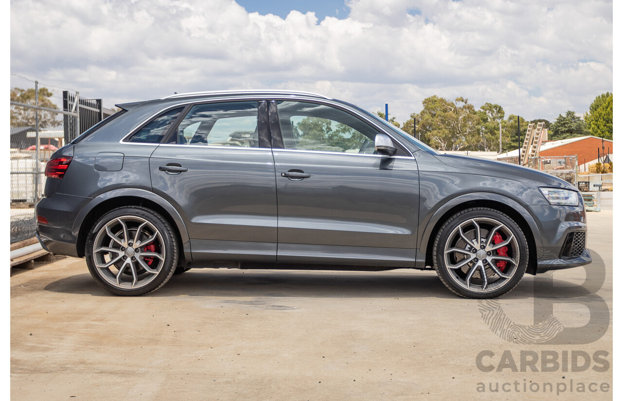 2/2015 Audi RS Q3 2.5 TFSI Quattro (AWD) 8U MY14 4D Wagon Daytona Grey Pearl Turbo 2.5L