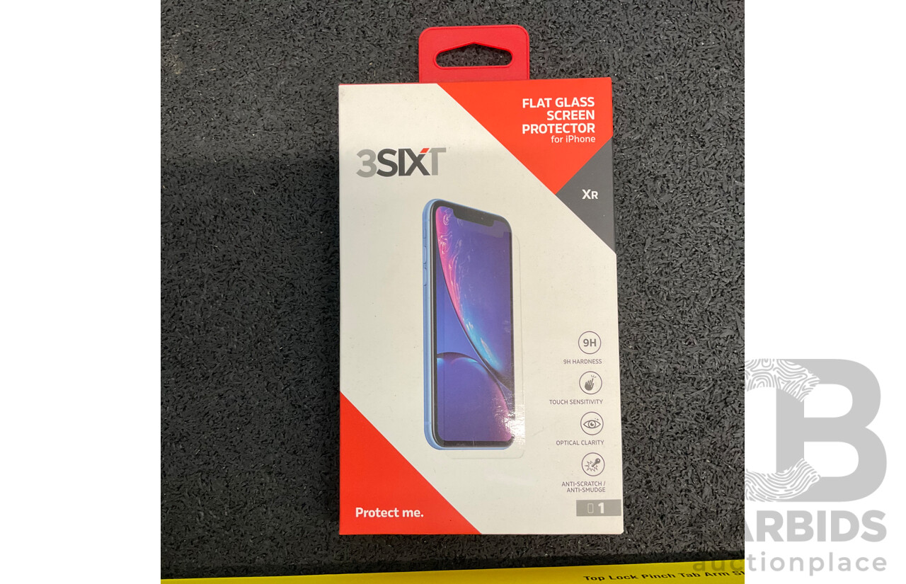 TRIDON FlexBlade Windscreen Wipers (x2),Bike Storage Hook and 3SIXT Flat Glass Screen Protector   - Lot of 4