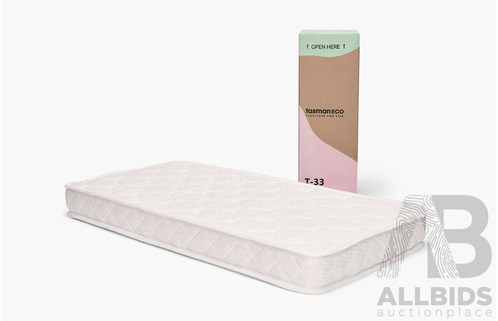 TASMAN ECO - Pocket Spring Mattress 108x53x11cm (T-334)