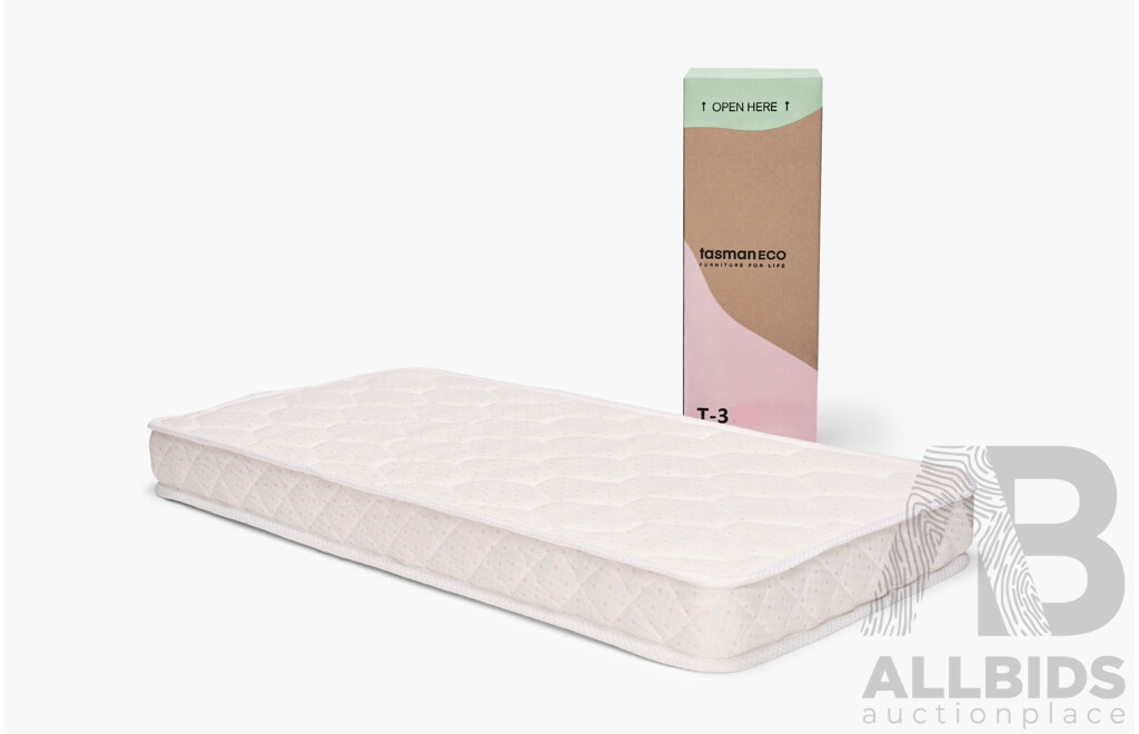 TASMAN ECO - Pocket Spring Mattress 131x75x10cm (T-370)