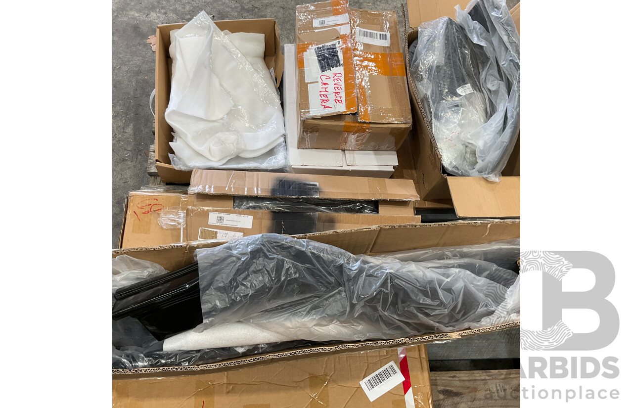 Pallet of Online Order Vehicle Parts/Accessories Returned Parcels