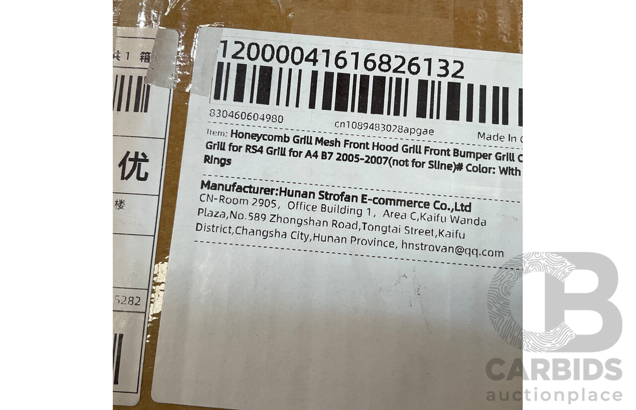 Pallet of Online Order Vehicle Parts/Accessories Returned Parcels