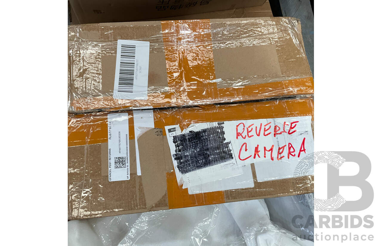 Pallet of Online Order Vehicle Parts/Accessories Returned Parcels