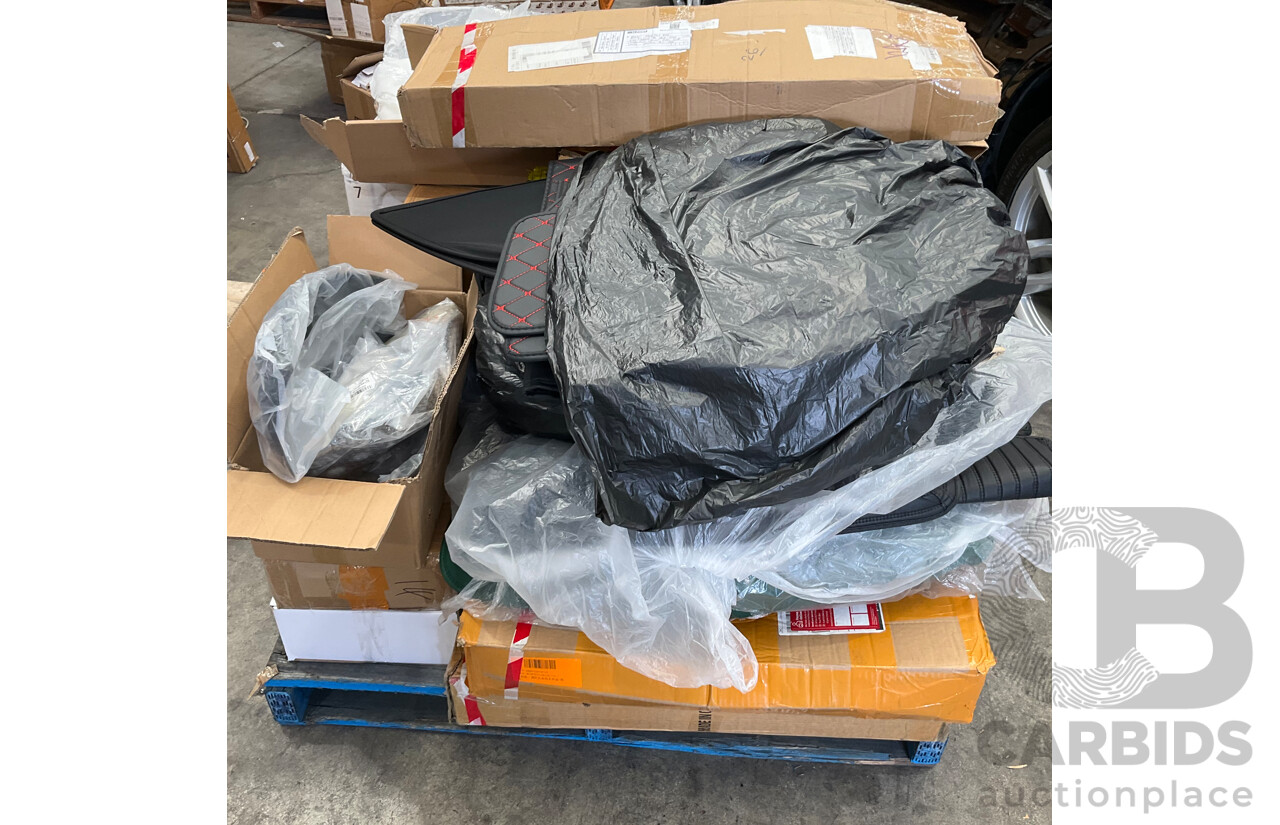Pallet of Online Order Vehicle Parts/Accessories Returned Parcels