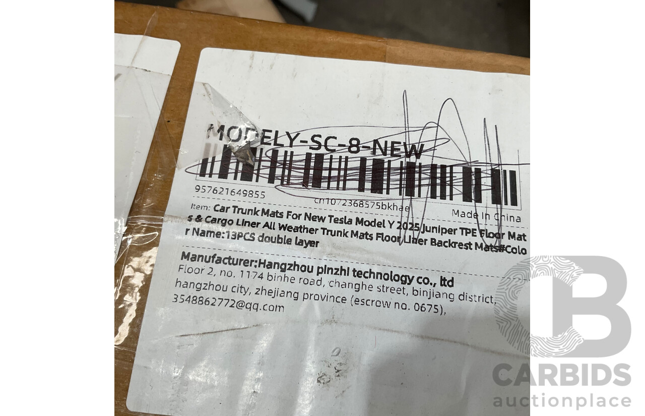 Pallet of Online Order Vehicle Parts/Accessories Returned Parcels