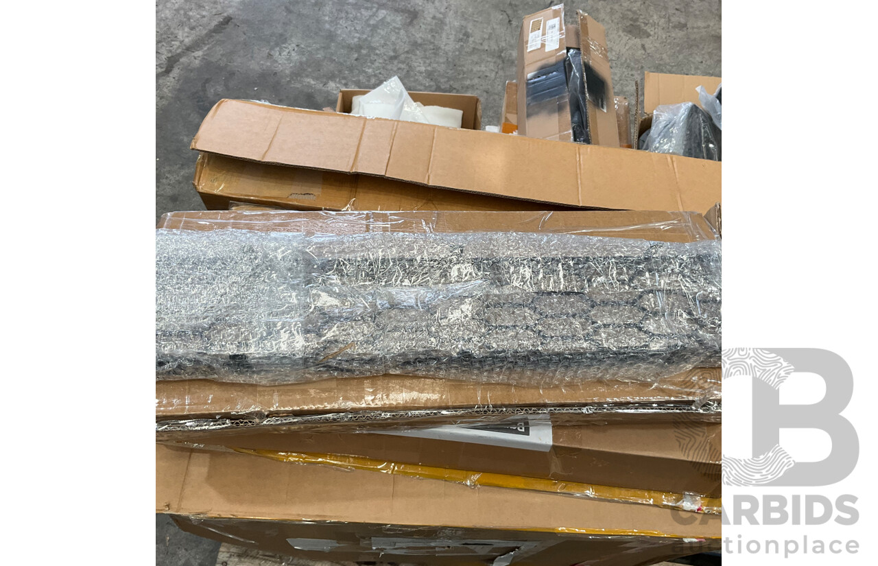 Pallet of Online Order Vehicle Parts/Accessories Returned Parcels