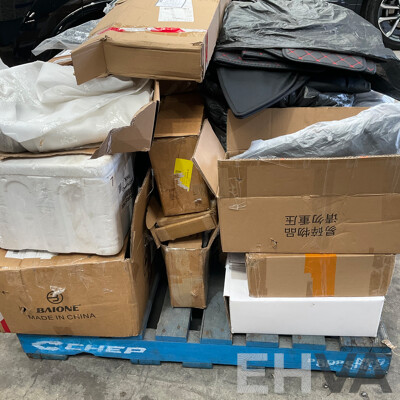 Pallet of Online Order Vehicle Parts/Accessories Returned Parcels
