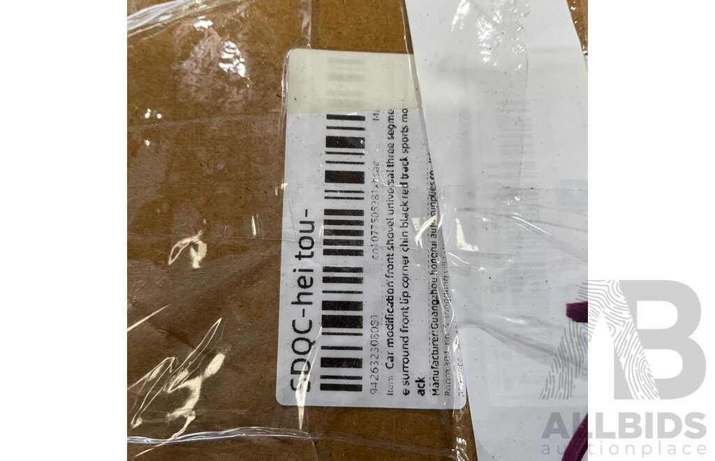 Pallet of Online Order Vehicle Parts/Accessories Returned Parcels